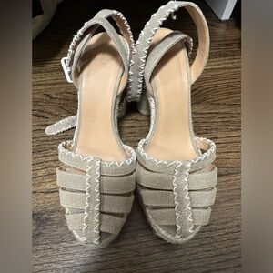 Castaner espadrille ankle wrap sandals